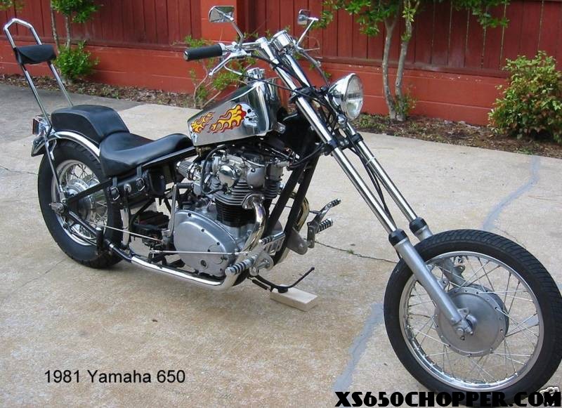 12e0 3 1981 Yamaha XS650 Custom Chopper