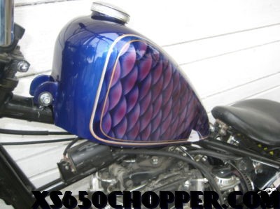 Custom Motorcycle Paint Jobs on Xs 650 Chopper Frisco Bratstyle Bobber   Xs650 Chopper