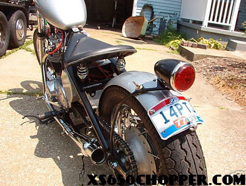 f28c 12 1975 YAMAHA XS 650 CUSTOM BOBBER HARDTAIL