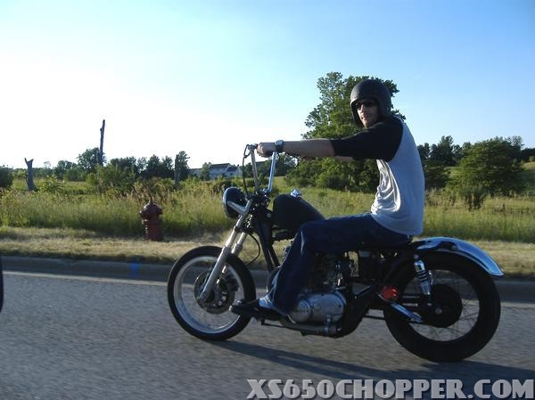 ted on his xs650 ted on his xs650
