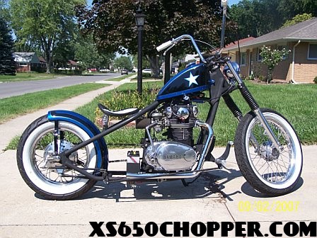 bobber2 Candy blue XS Bobber I built