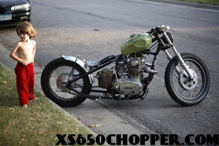 bobber 01 MULLIGAN MACHINE Onboard @ XS650 Chopper!