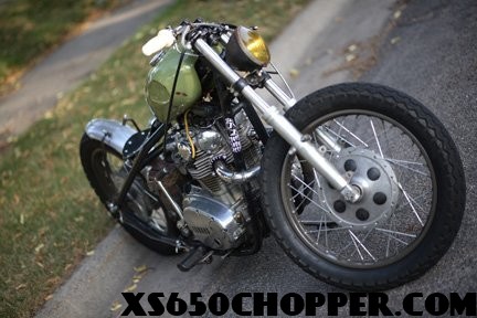 bobber 02 MULLIGAN MACHINE Onboard @ XS650 Chopper!
