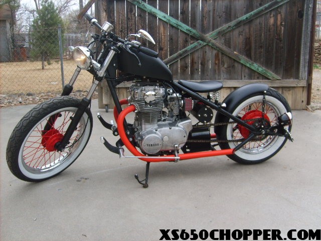  Larry AKA blackwidow Red n Black bobber update