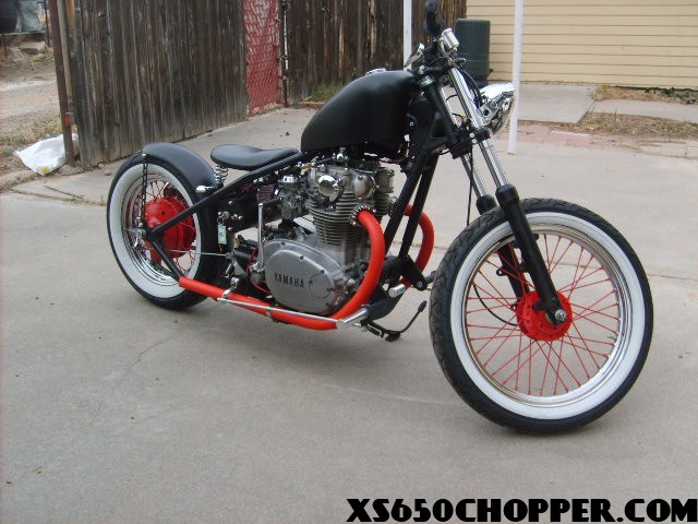  XS650 Bobber Oldskool Red n Black: Update
