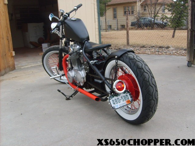  XS650 Bobber Oldskool Red n Black: Update