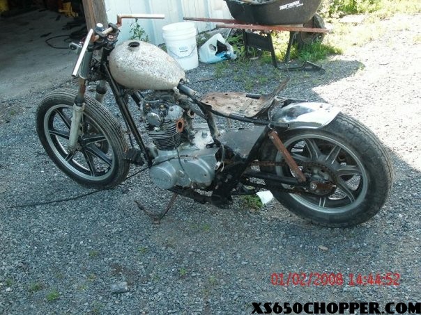noid rat bike XS650 Rat bike