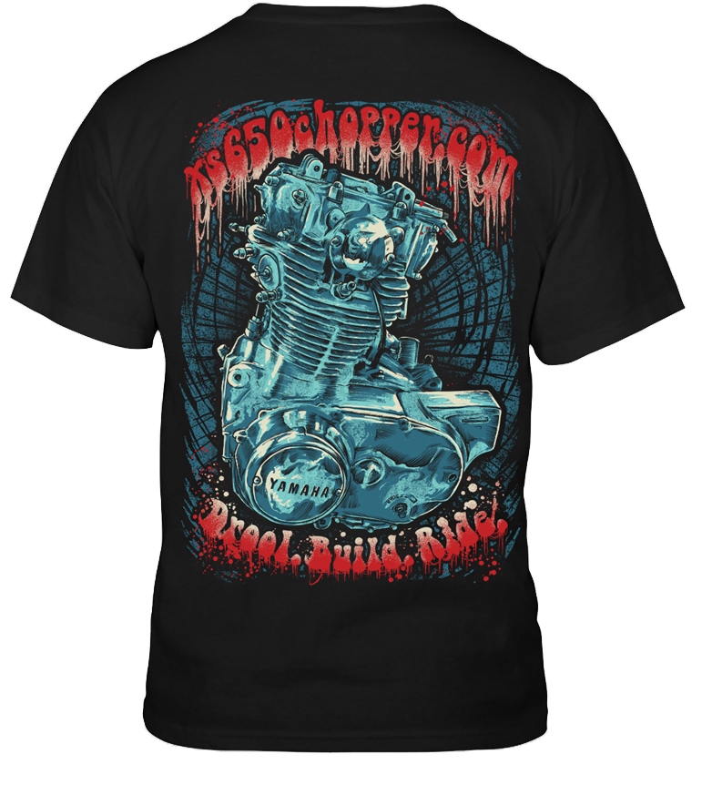 xs650 motor T page T shirt