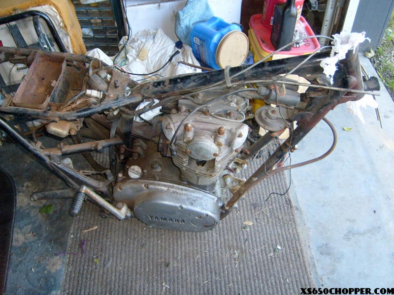   XS 650 chopper project starting point