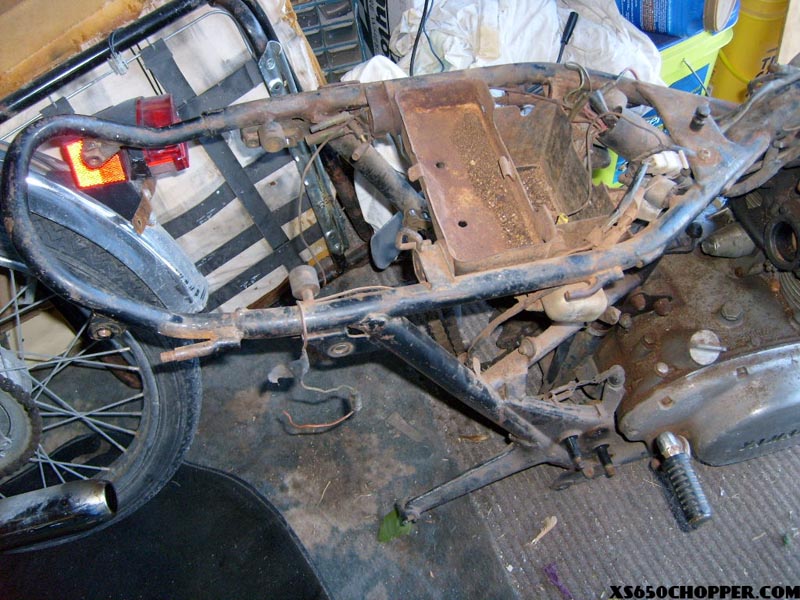   XS 650 chopper project starting point