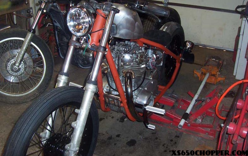 noid 100 4772 NEW XS650 MOCK up DADDYGCYCLES