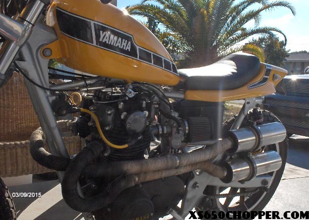  Brian first XS650 build