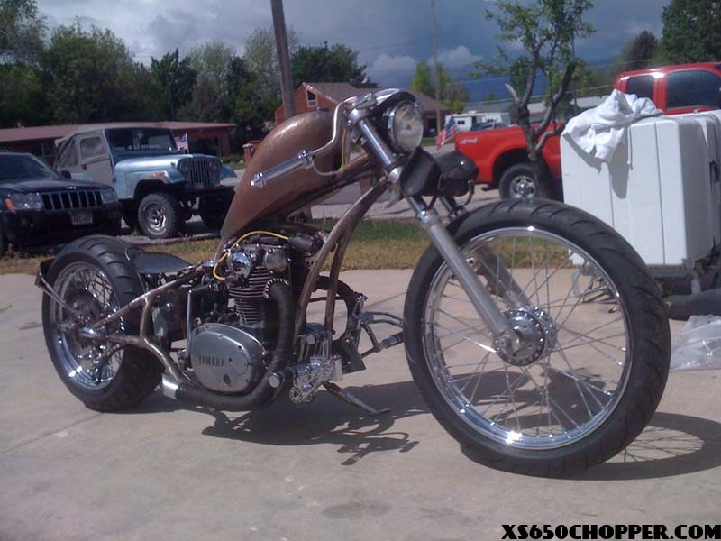 noid-SHIT_198 noid SHIT 198 200mm rear stretched custom XS650