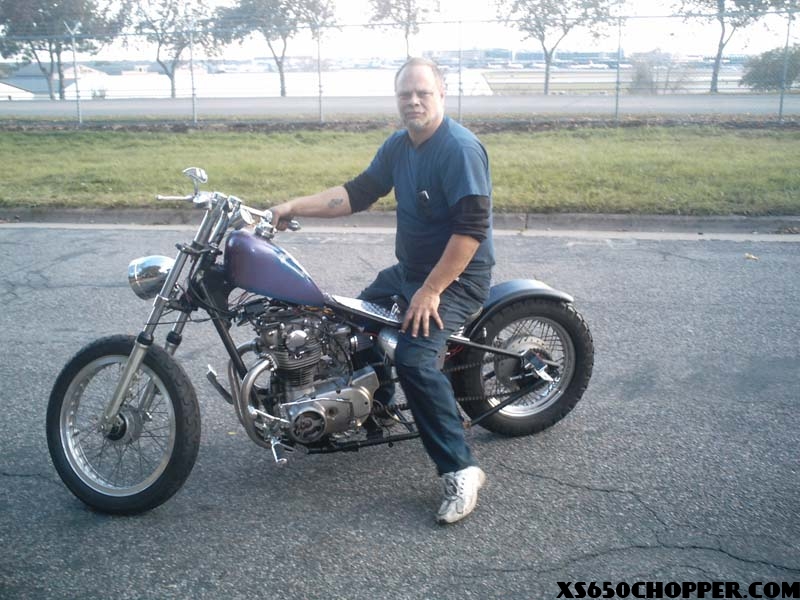 noid brett 650 bobber Doin it in Minnesota
