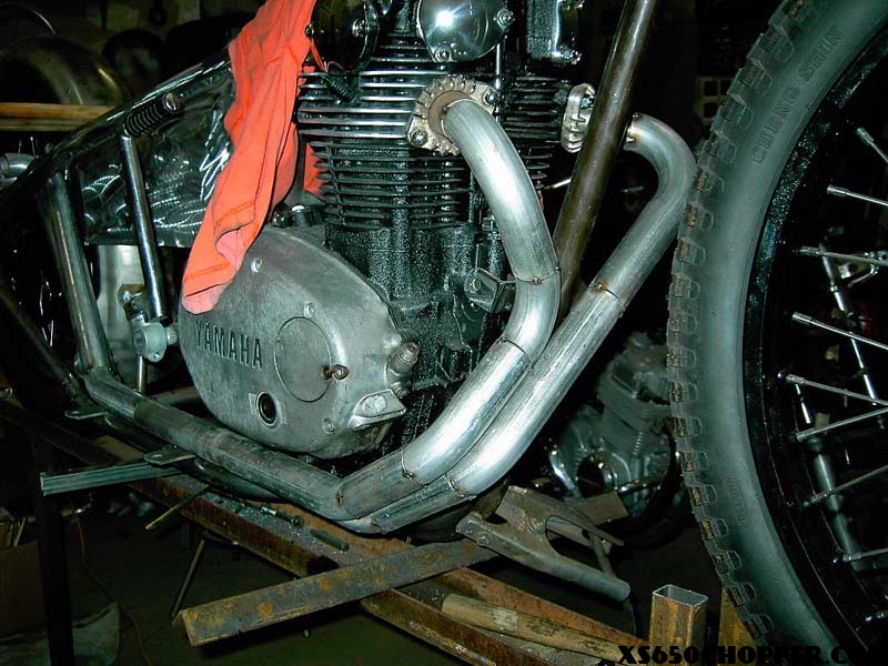 noid 650 exhaust1  work in progress