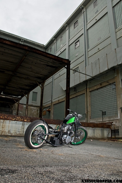 noid 611163707 Pp2ue L  low and long black and green  xs650