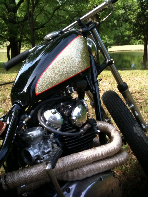 noid bike2  78  xs650 bobber    Suicide Ride