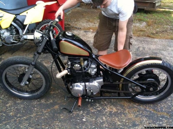 xs650Blake bike31 587x440  78  xs650 bobber    Suicide Ride