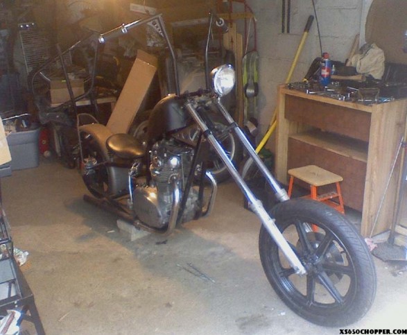 noid downsized 0508000826a1 587x483 XS650 DROP SEAT CHOPPER PROJECT