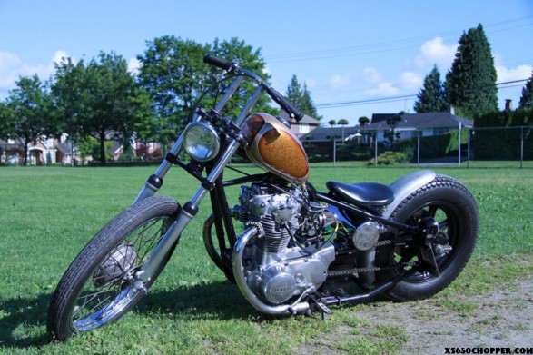 xs650 chop bike pictures 014 587x391 Justin’s road to chopper glory