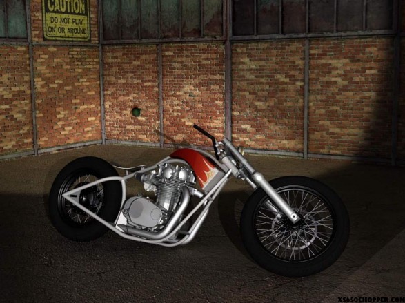 xs650-chop-02 xs650 chop 02 587x440 XS 650 from Hexill France