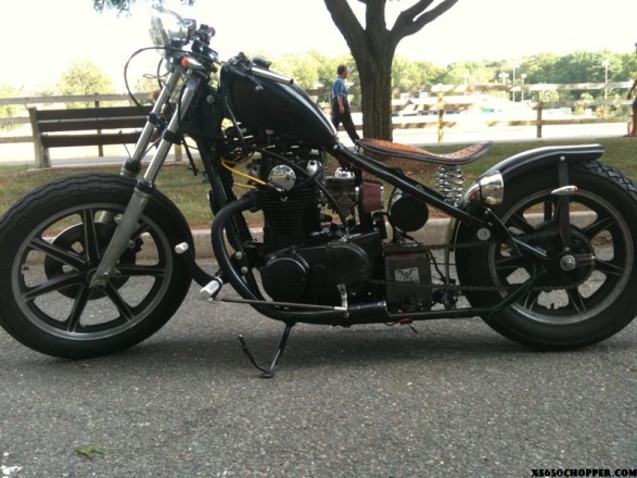 xs650 chop noid cleaned up 587x440 81 XS650 Old School, Loud & Proud Jersey Style