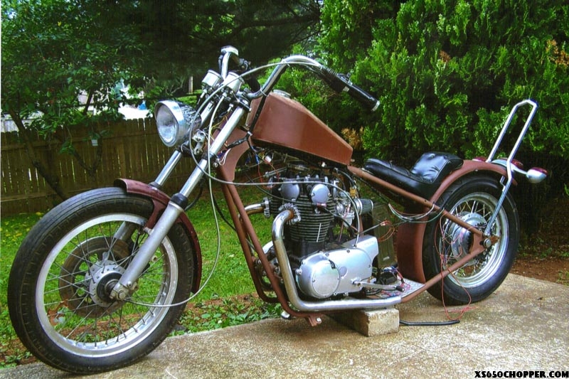 Ron Rhodes yamaha xs 650 chopper project | XS650 Chopper