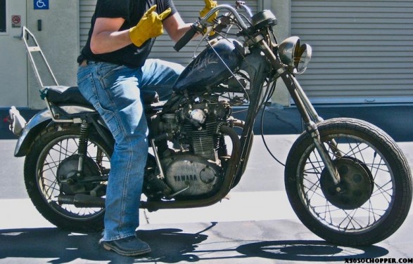 xs650 swingarm chopper