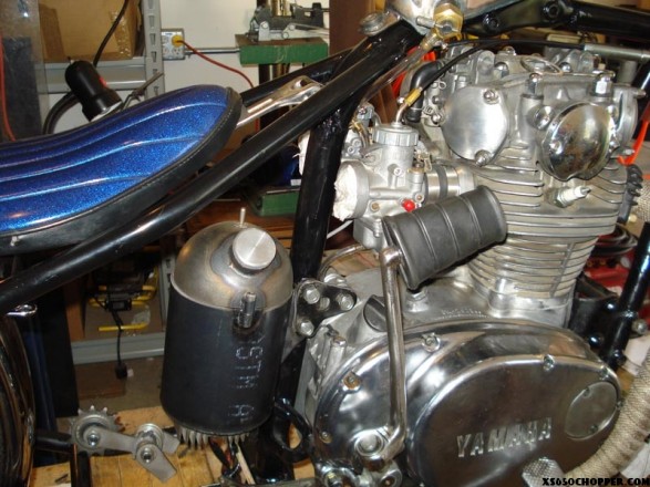 xs650 chop DSC01777 587x440 Cantilevered Mid controls for the XS650