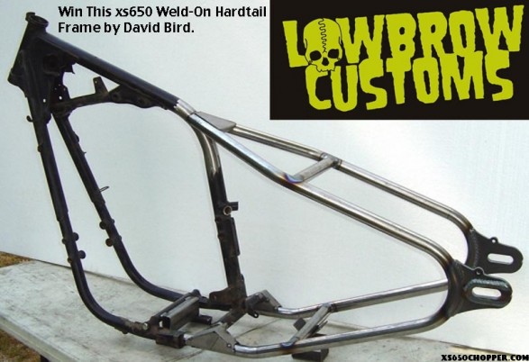 xs650 Weld-On Hardtail xs650 Weld On Hardtail 587x402 WIN A lowbrow XS650 Hard tail