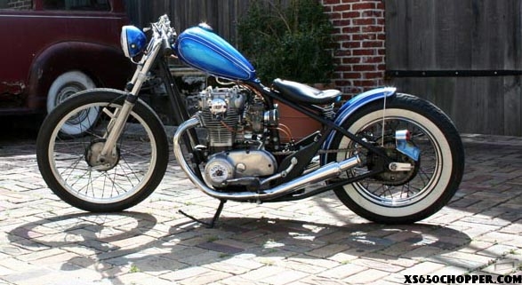 xs650 chop noid Royal Finished Pic 3 marked The Royal by Vintage Customs