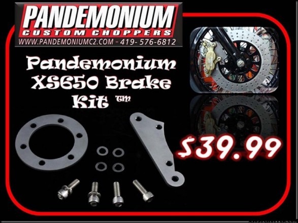 xs650 chop Pandemonium brake kit ad 1 thumb1 587x440 New T shirts are in