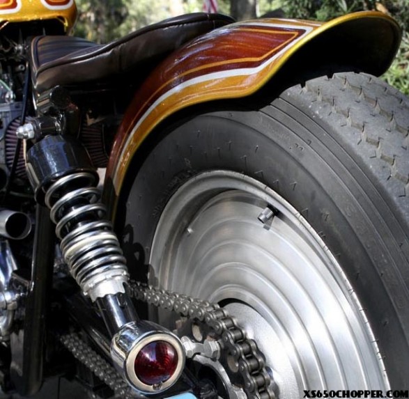XS650chopper.com xs650 drifter wheel 587x573 Vintage Customs The Drifter XS
