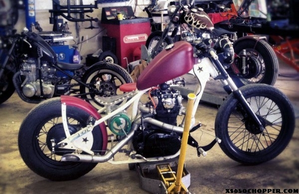 Travis First bobber build Travis First bobber build